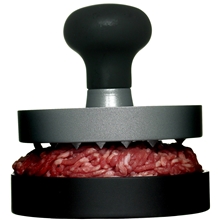 BBQ Hamburgerpresse i Aluminium og Plast. Enkel
