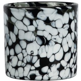 ByOn Calore Ljuslykta 10cm Svart/Vit