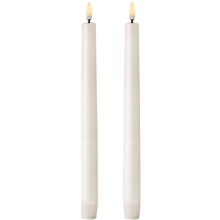 UYUNI Lighting Kynttilä LED 2,3x25 cm 2-pack Valkoinen