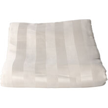 Randigt underlakan 240 x 260 cm Beige