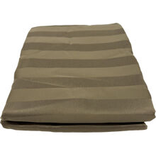 Randigt underlakan 240 x 260 cm Brun