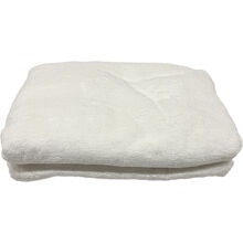 Bomull Handduk 76 x 152 cm Vit