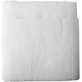 Aumi Collection Bambumix Handduk 69 x 137 cm Vit