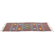 Matto - Boho Starburst 52 x 200 cm. Roosa