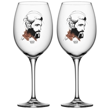 All about you vinglass 52 cl 2-stk. Wait for him (deep purple)