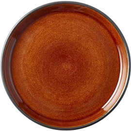 Bitz Gastro Tallrik Svart/Amber 21 cm