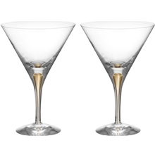 Intermezzo Martini glass gull 25cl 2-pak