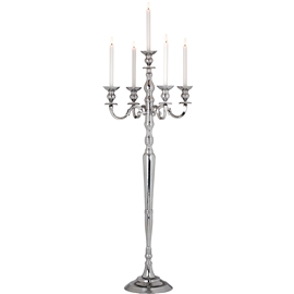 Dorre Alster Kandelaber aluminium 5-armad 150 cm
