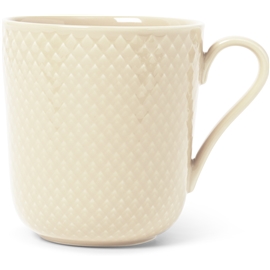 Lyngby Porcel&aelig;n Lyngby Rhombe Earth Mugg med handtag 39 cl Marble
