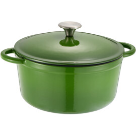 Dorre Gretl Gjutj&auml;rnsgryta rund 4L Gr&ouml;n