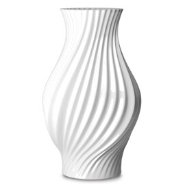 Lyngby Porcelæn Twist Vas 25 cm Vit