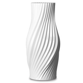 Lyngby Porcel&aelig;n Twist Vas 31 cm Vit