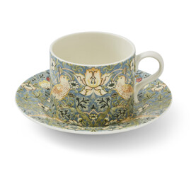 Spode Morris & Co Tekopp & fat 0,28 L 1 set Strawberry Thief