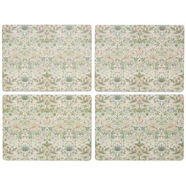 Spode Morris & Co Bordsunderlägg 4 st/paket Strawberry Thief