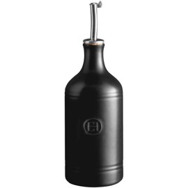 Emile Henry Flaske Olivenolie 0,4 liter Sort