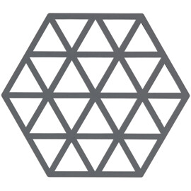 Zone Denmark Grytunderlägg Triangles 16 cm Cool Grey