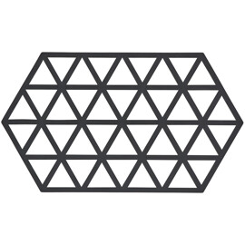 Zone Denmark Grytunderlägg Triangles 24 cm Svart