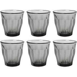 Duralex Dricksglas Picardie 6-pack Grå 25 cl