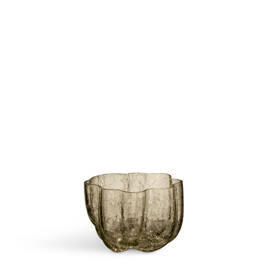 Kosta Boda Crackle lyslykt 58 mm Taupe