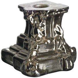 Kosta Boda Rocky Baroque Lysestake 9,5 cm Glossy Glaze