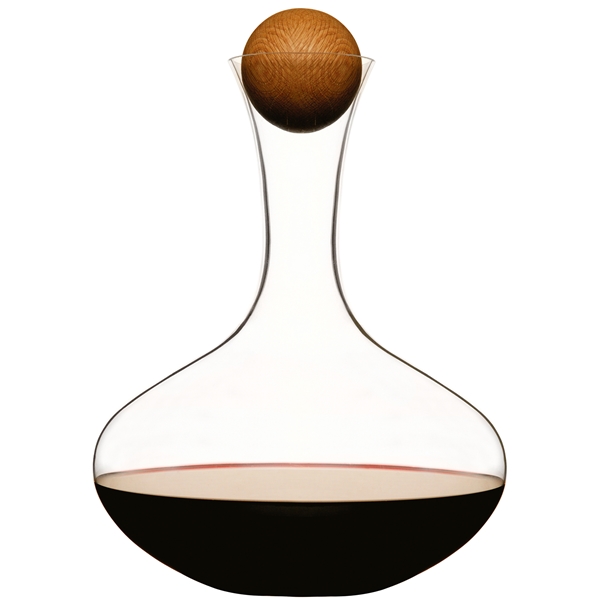 Vinkaraffel i Munnblåst Glass med Eikekork (Bilde 1 av 3)