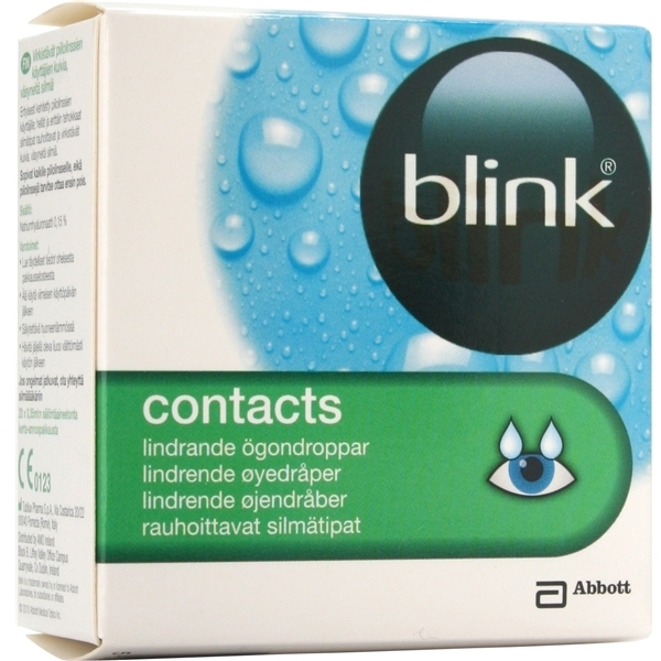 Blink Contacts Eye Drops 1x20 pc (Bilde 2 av 2)