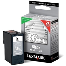  Lexmark Ink No 36XL Black Prebate 018C2170E