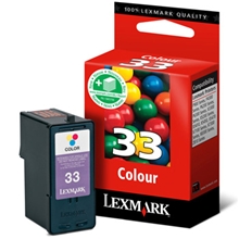  Lexmark Ink No 33 Color (Low yield) 018CX033E