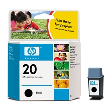  HP Ink No 20 Black (28ml) C6614DE