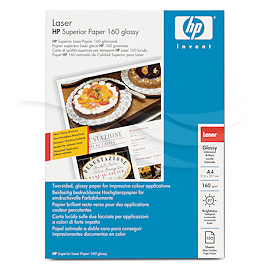 HP A4 Superior Laser Paper Glossy 160