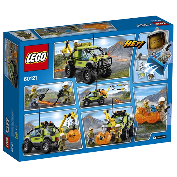 60121 LEGO City Vulkan utforskningsbil (Bilde 3 av 3)