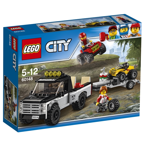 60148 LEGO City Firhjulingsracerteam (Bilde 1 av 8)