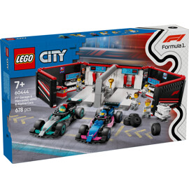 60444 LEGO City F1 Garasje og Mercedes Alpine
