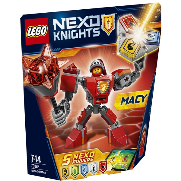 70363 LEGO Nexo Knights Macy i Kamprustning (Bilde 1 av 3)