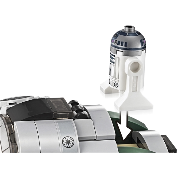 75168 LEGO Star Wars Yodas Jedi Starfighter (Bilde 9 av 9)