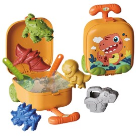 Toyrock Summer Beach Set Matkalaukku Dino, 8 osaa