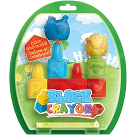Block Crayons 7pcs Farm
