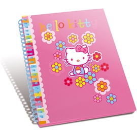 Hello Kitty Flower Noteringsblokk A5