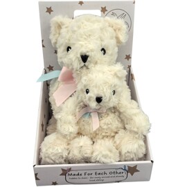 Carlobaby Carlo Baby Syskonnalle Stor & Liten Benvit