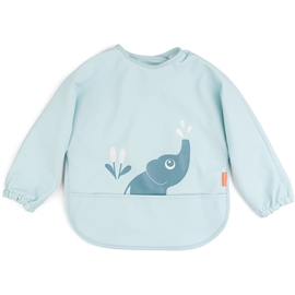 Done By Deer Sleeved Pocket Bib Elphee Blue