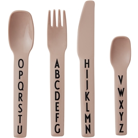 Design Letters Bestickset Nude