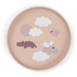 Done by Deer Foodie Plate Happy Clouds Powder