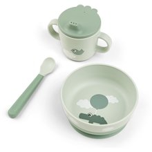 Done by Deer Foodie First Meal Set Happy Clouds Green