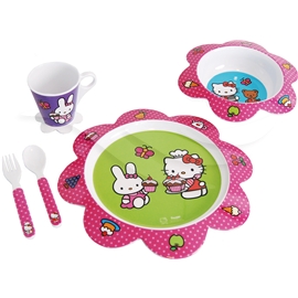 Hello Kitty Melaminservise, 5 Deler