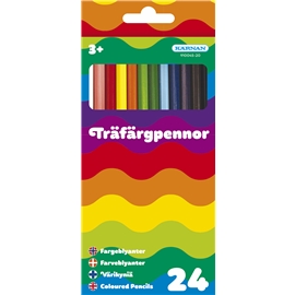 Trefargepenner, 24 st