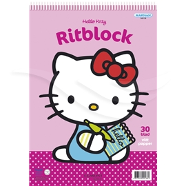 Tegneblokk Hello Kitty