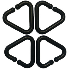 Geggamoja Barnevognskroker 4-pack Sort