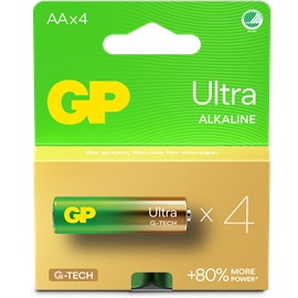 GP Batteries AA, 1.5V, 4-pack