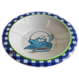 Smurfene Dyp Tallerken