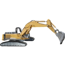 Siku 1:87 Liebherr Hydraulisk Gravemaskin 1874
